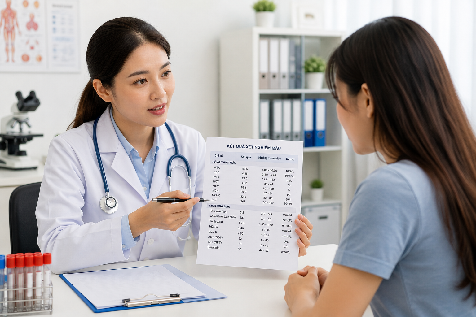 Hướng dẫn đọc kết quả xét nghiệm máu cơ bản – Hiểu đúng các chỉ số quan trọng
